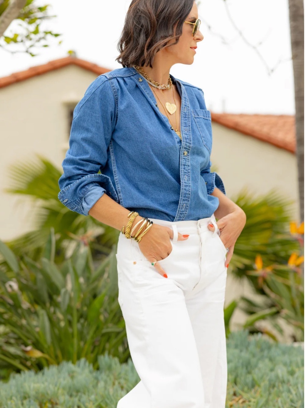 NWT KMJ Taylor Boyfriend Classic Shirt size Small Sold Out - Picture 10 of 10